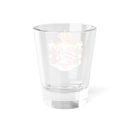 Coat of Arms of Ghislaine Princess of Monaco (Spain) (Coat of Arms) Shot Glass 1.5oz