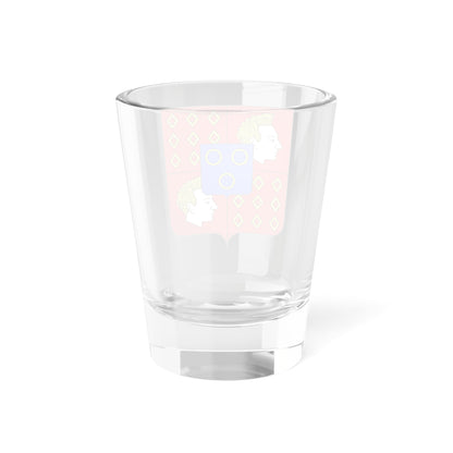 Blason famille fr Ango de la Motte-Ango de Flers (France) (Coat of Arms) Shot Glass 1.5oz