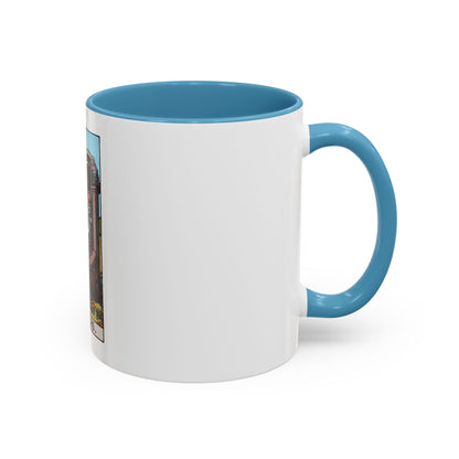 The Queen of Cups (Tarot Card) Accent Coffee Mug