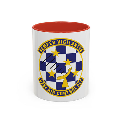623 Air Control Squadron PACAF (U.S. Air Force) Accent Coffee Mug
