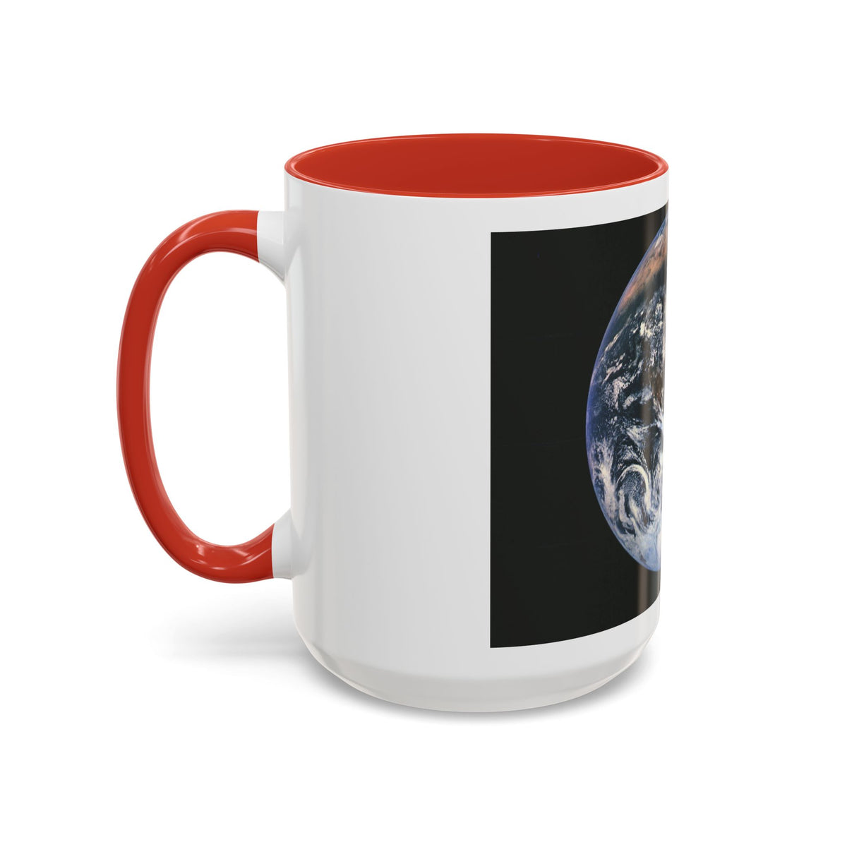 Space - Earth from Space (1973) (Map) Accent Coffee Mug