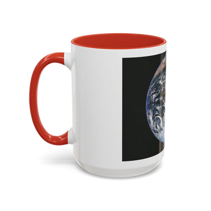 Space - Earth from Space (1973) (Map) Accent Coffee Mug