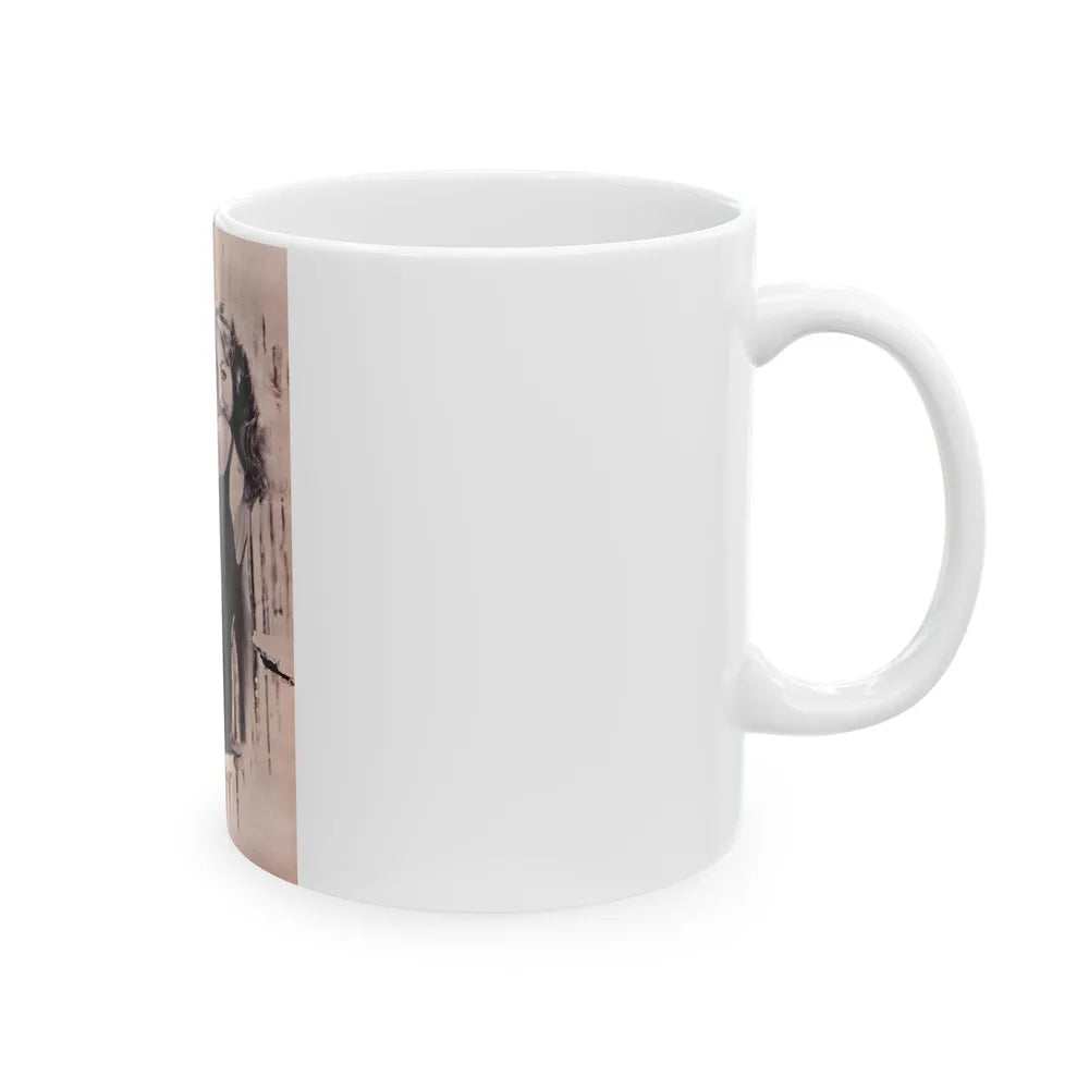 Julie Newmar #404 (Vintage Female Icon) White Coffee Mug-Go Mug Yourself