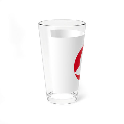 Flag of Nishigo Fukushima (Japan) Pint Glass 16oz