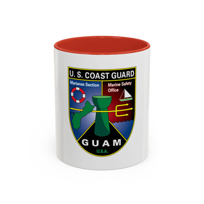 USCG Marianas Sect MSO Guam (U.S. Coast Guard) Accent Coffee Mug