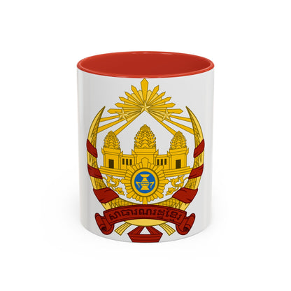 Coat of arms of the Khmer Republic - Accent Coffee Mug