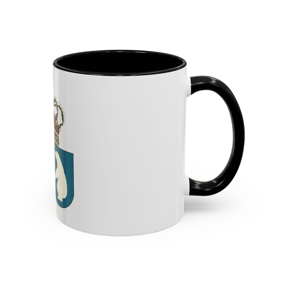 Coat of arms of the County of Greenland - Accent Coffee Mug