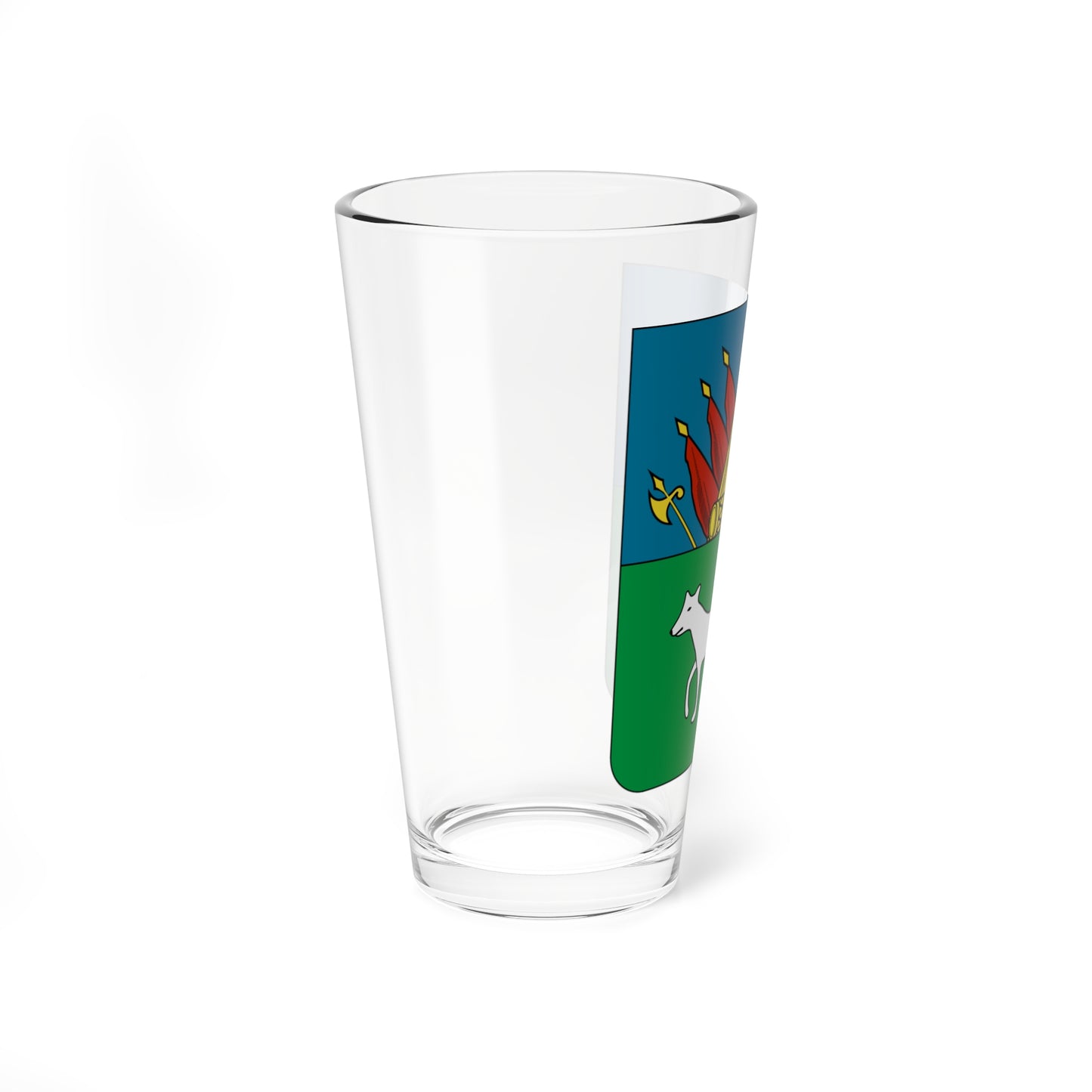 Coat of Arms of Turukhansk Tobolsk Viceroyalty 1785 (Russia) (Coat of Arms) Pint Glass 16oz