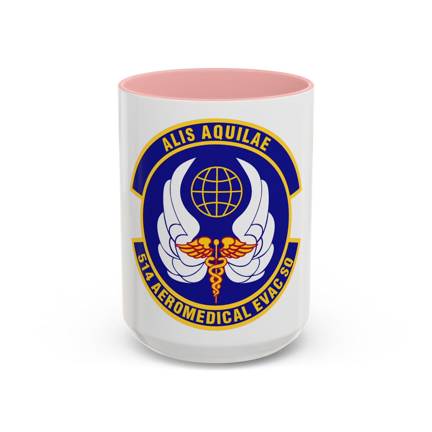 514th Aeromedical Evacuation Squadron (U.S. Air Force) Accent Coffee Mug