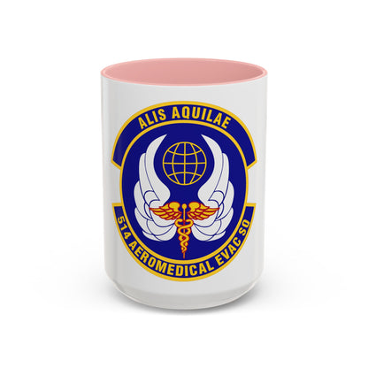 514th Aeromedical Evacuation Squadron (U.S. Air Force) Accent Coffee Mug