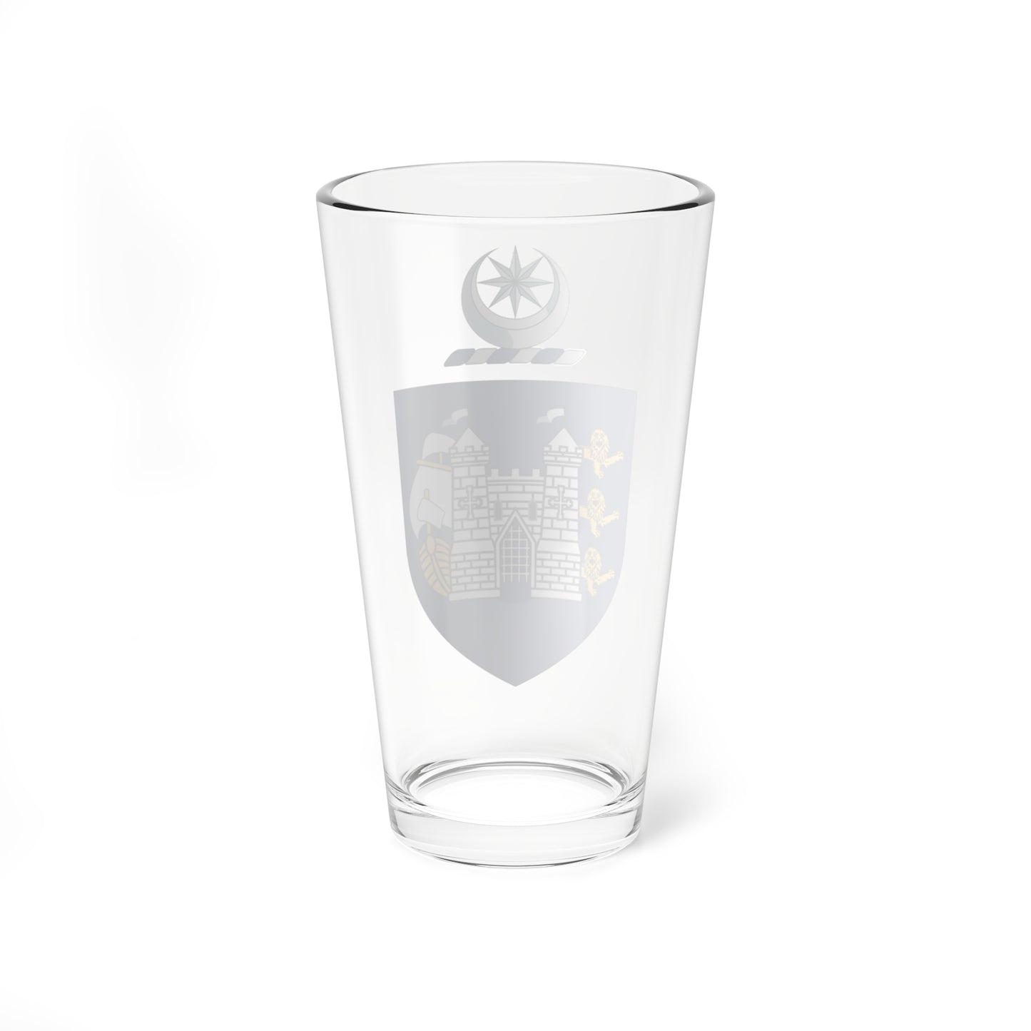 Drogheda crest (Ireland) (Coat of Arms) Pint Glass 16oz