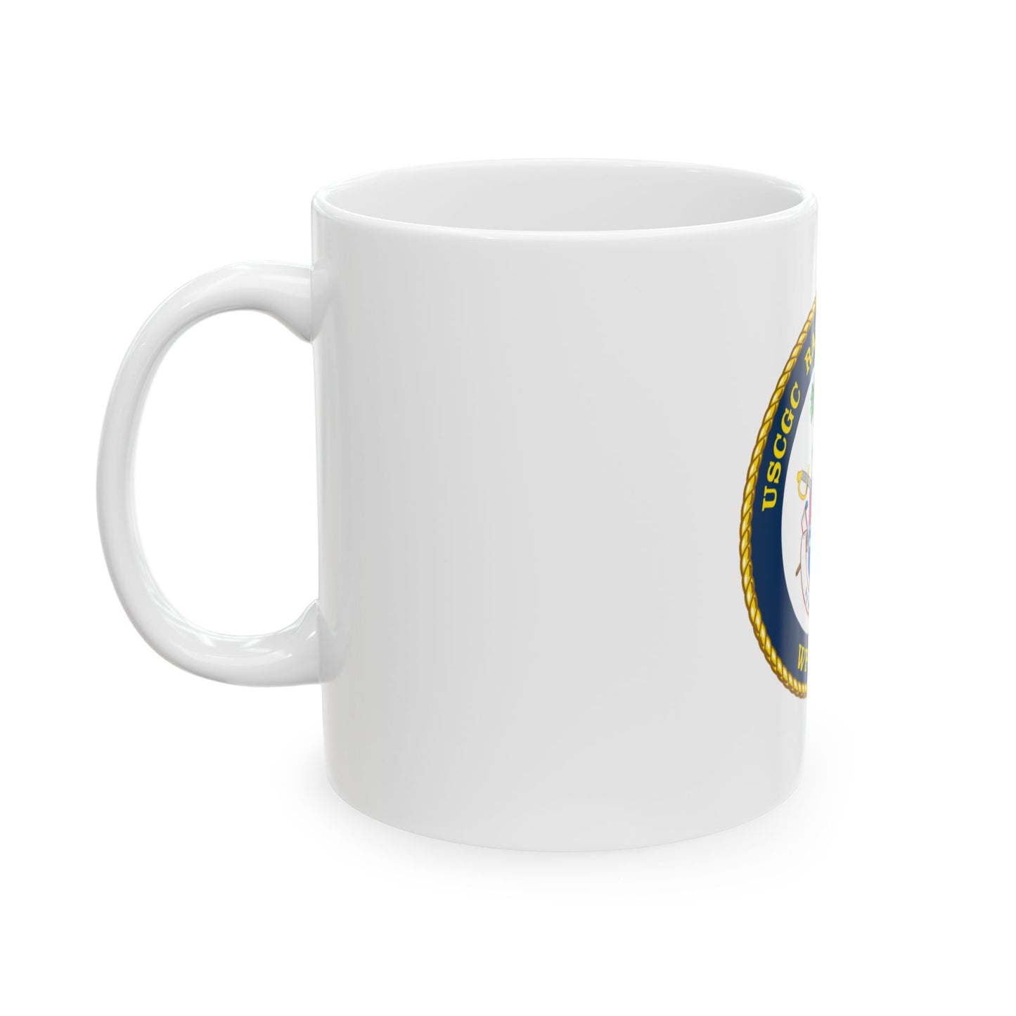 USCGC Raymond Evans WPC 1110 (U.S. Coast Guard) White Coffee Mug