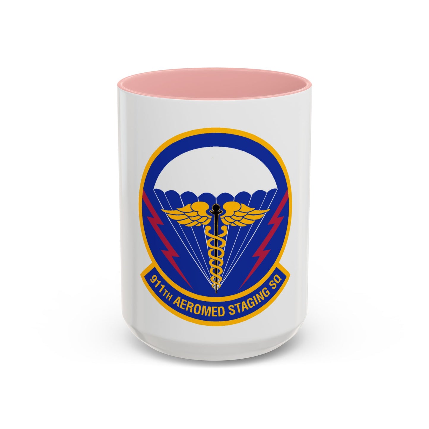 911 Aeromedical Staging Squadron AFRC (U.S. Air Force) Accent Coffee Mug