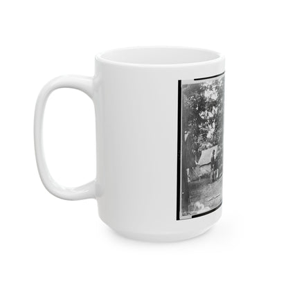 Officers Of U.S. Horse Artillery Brigade, Near Culpeper, Va., September, 1863 001 (U.S. Civil War) White Coffee Mug