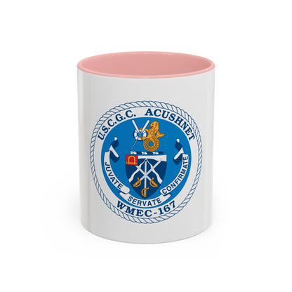 USCGC Acushnet WMEC 167 (U.S. Coast Guard) Accent Coffee Mug