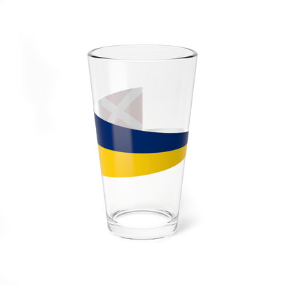 Swedish-Norwegian command flag 1815-1844 - Commodore (Sweden) Pint Glass 16oz