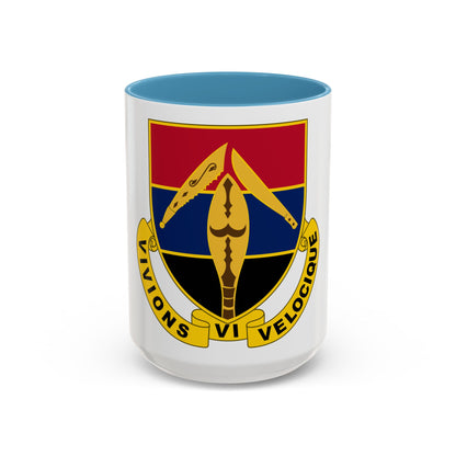 351 Armored Field Artillery Battalion (U.S. Army) Accent Coffee Mug