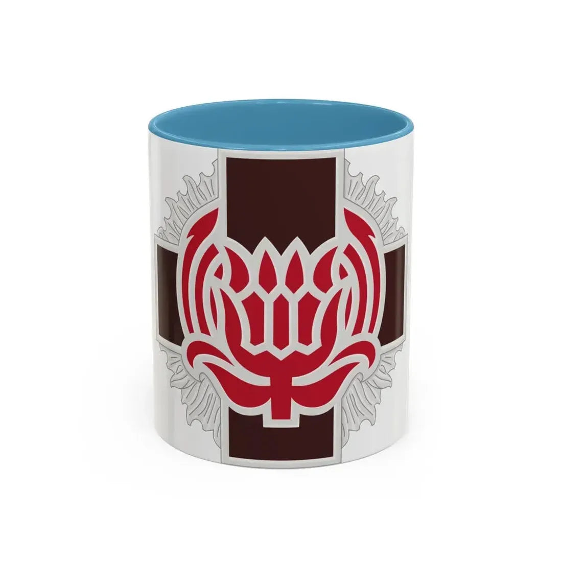 828 Evacuation Hospital (U.S. Army) Accent Coffee Mug 11oz Light Blue - Go Mug Yourself
