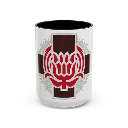 828 Evacuation Hospital (U.S. Army) Accent Coffee Mug 15oz Black - Go Mug Yourself