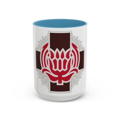 828 Evacuation Hospital (U.S. Army) Accent Coffee Mug 15oz Light Blue - Go Mug Yourself
