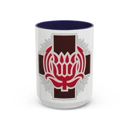 828 Evacuation Hospital (U.S. Army) Accent Coffee Mug 15oz Navy - Go Mug Yourself