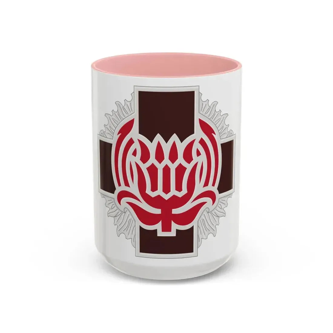 828 Evacuation Hospital (U.S. Army) Accent Coffee Mug 15oz Pink - Go Mug Yourself
