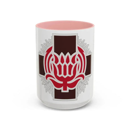 828 Evacuation Hospital (U.S. Army) Accent Coffee Mug 15oz Pink - Go Mug Yourself