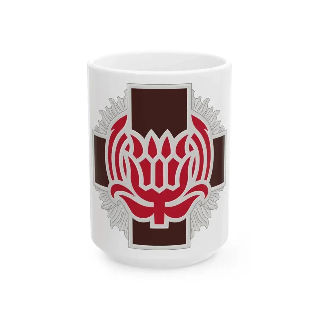 828 Evacuation Hospital (U.S. Army) White Coffee Mug 15oz - Go Mug Yourself