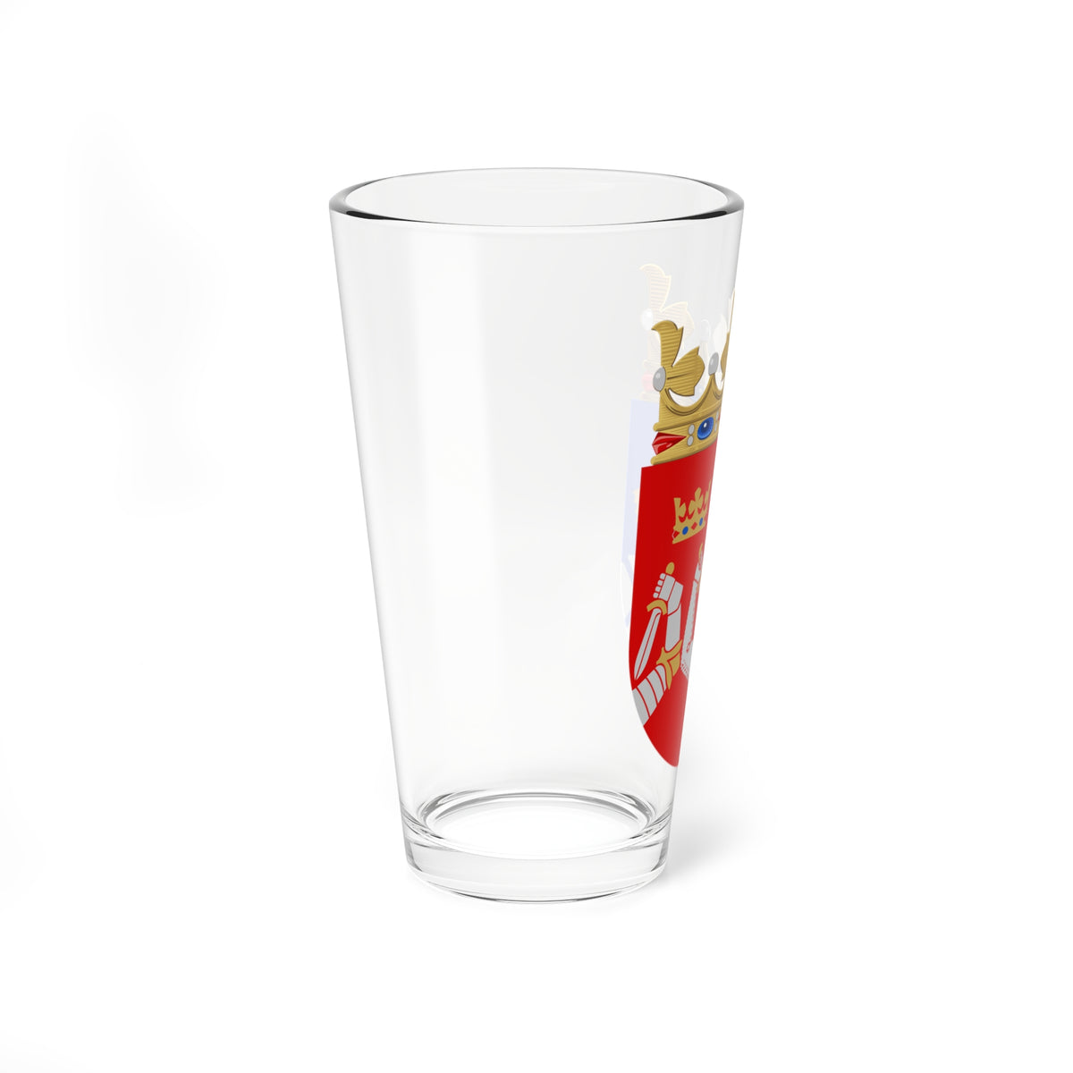 Kymen lääni.vaakuna (Finland) (Coat of Arms) Pint Glass 16oz