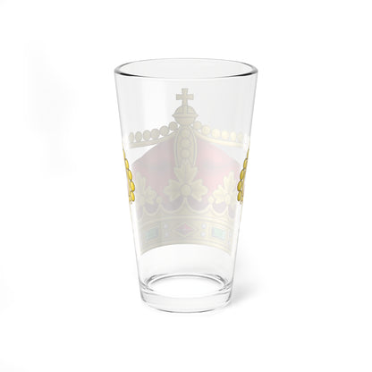 Crown of the Heir Apparent of the Kingdom of Portugal (Portugal) (Coat of Arms) Pint Glass 16oz