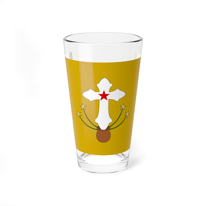 Bandera del Municipio Sucre (Venezuela) Pint Glass 16oz