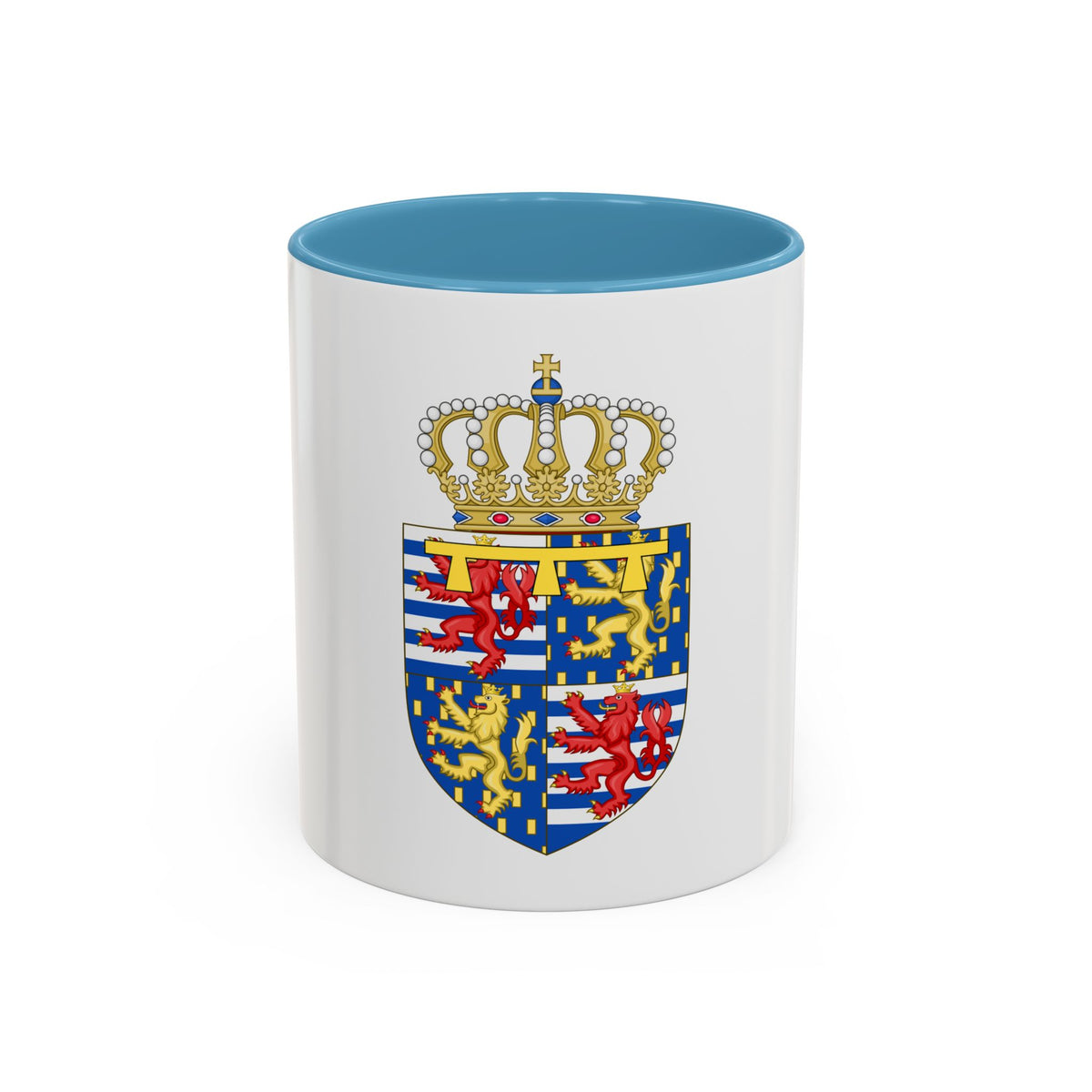 Lesser coat of arms of the Hereditary Grand Duke of Luxembourg (2000) - Accent Coffee Mug