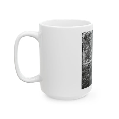 Charleston, S.C. Confederate Torpedoes, Shot, And Shell In The Arsenal Yard (U.S. Civil War) White Coffee Mug