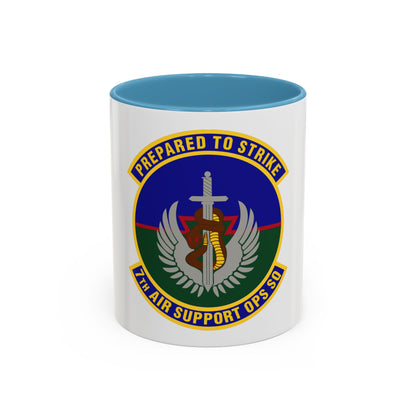 7th Air Support Operations Squadron (U.S. Air Force) Accent Coffee Mug