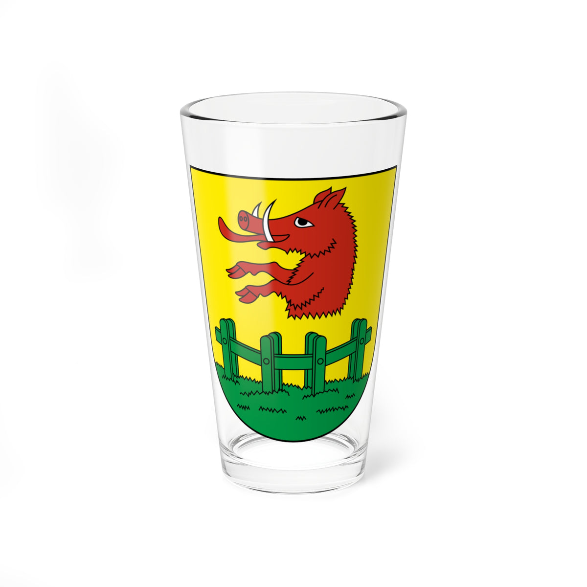 Morschach-blazon (Switzerland) (Coat of Arms) Pint Glass 16oz