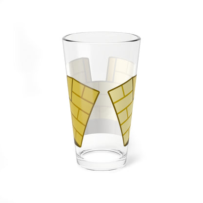 UK Mural Crown Common (United Kingdom) (Coat of Arms) Pint Glass 16oz