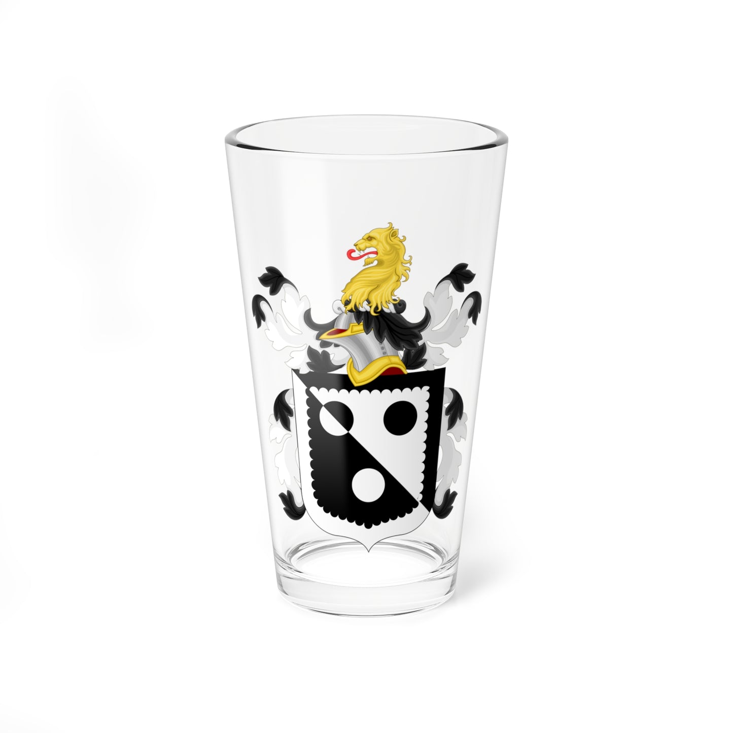 Coat of Arms of William Pynchon (United States) (Coat of Arms) Pint Glass 16oz