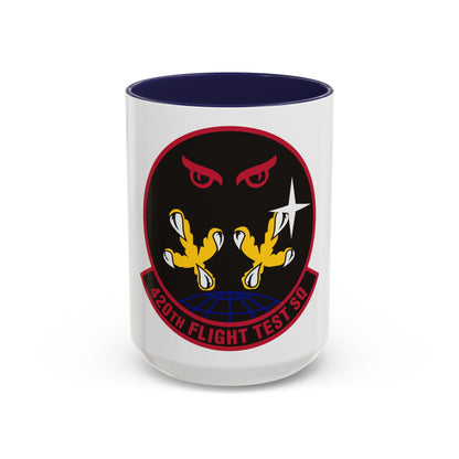 420 Flight Test Squdron AFMC (U.S. Air Force) Accent Coffee Mug