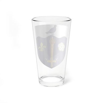 University of Hull arms (United Kingdom) (Coat of Arms) Pint Glass 16oz