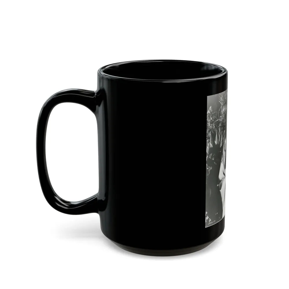 Katharine Ross #101 (Vintage Female Icon) Black Coffee Mug-Go Mug Yourself