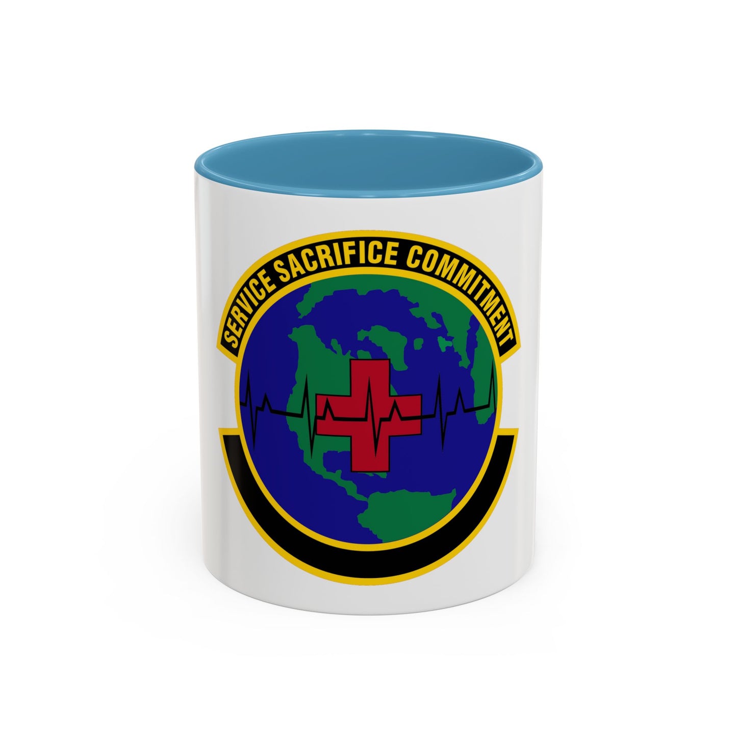 28 Operational Medical Readiness Squadron AFGSC (U.S. Air Force) Accent Coffee Mug