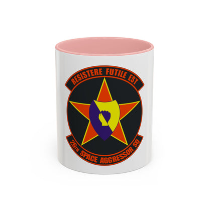 26th Space Aggressor Squadron (U.S. Air Force) Accent Coffee Mug