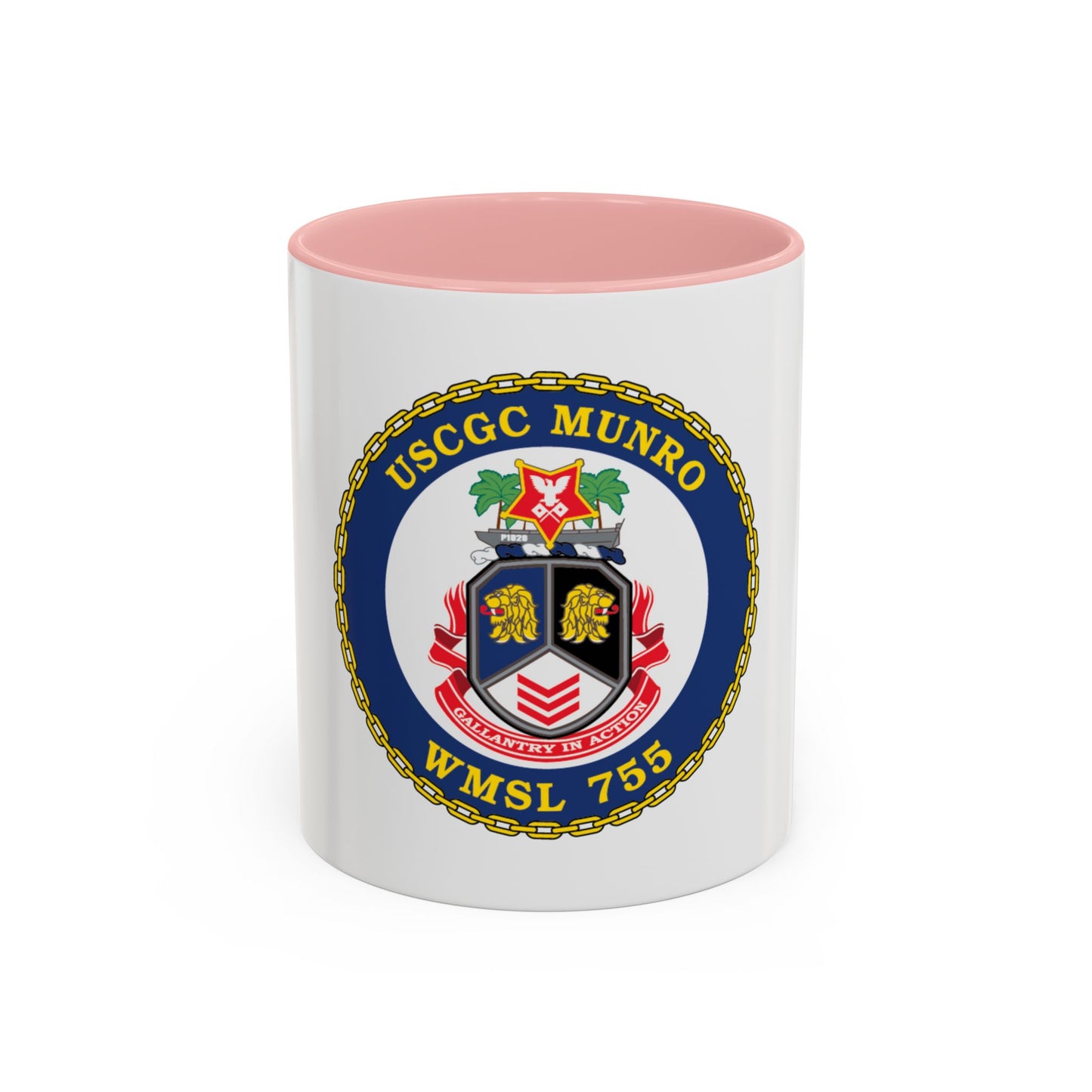 USCGC Munro WMSL   755 (U.S. Coast Guard) Accent Coffee Mug
