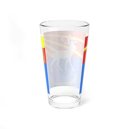 Flag Kuivozi Leningrad oblast (Russia) Pint Glass 16oz