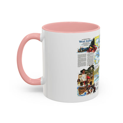West Indies 2 (1987) (Map) Accent Coffee Mug