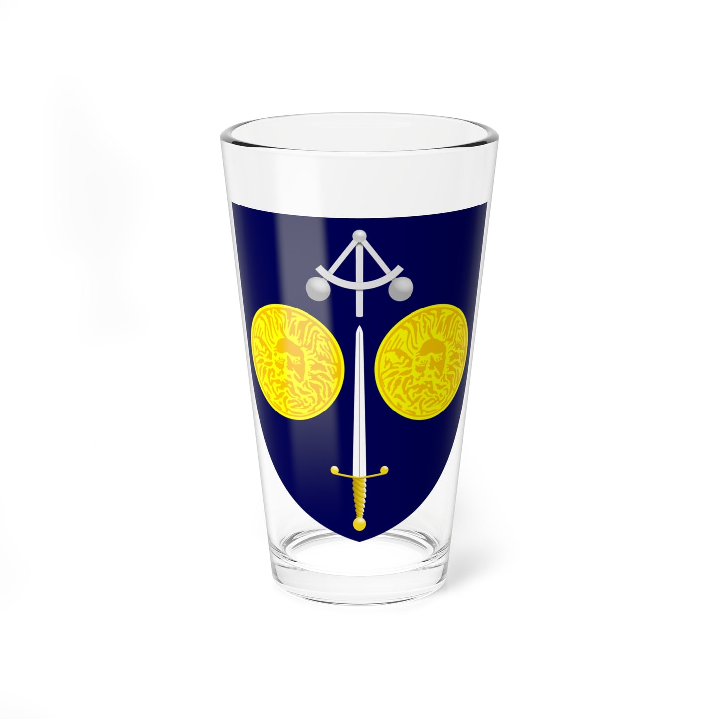 University of Bath arms (United Kingdom) (Coat of Arms) Pint Glass 16oz