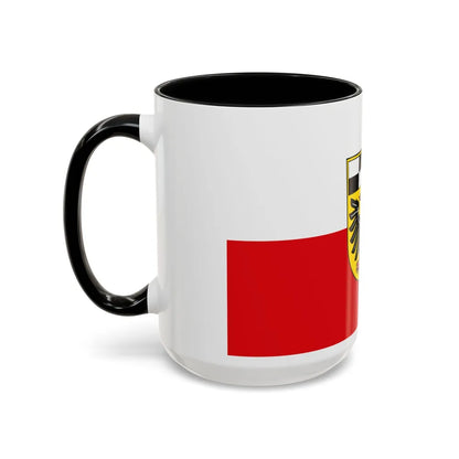 Flag of Ansbach Germany - Accent Coffee Mug-Go Mug Yourself