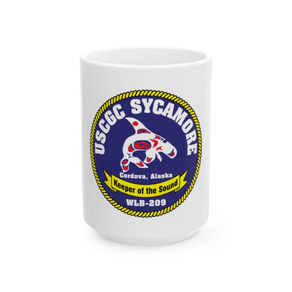 USCGC Sycamore WLB 209 (U.S. Coast Guard) White Coffee Mug