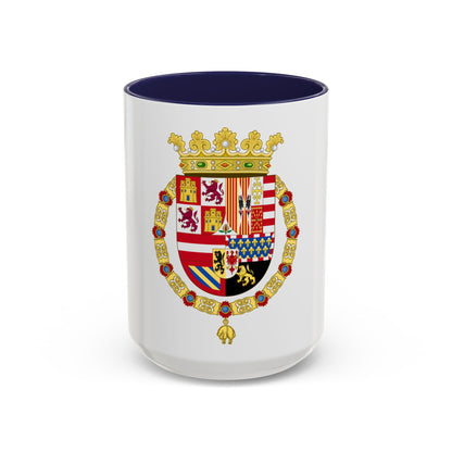 Coat of Arms of Philip II of Spain (1558-1580) - Accent Coffee Mug
