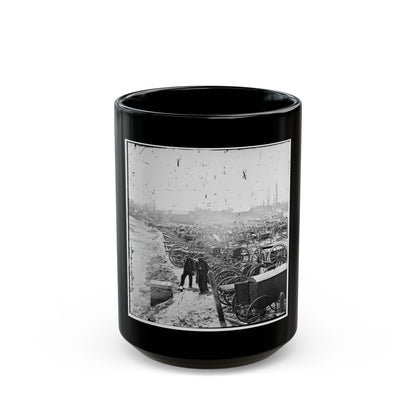 Richmond, Va. Park Of Captured Guns At Rocketts (U.S. Civil War) Black Coffee Mug